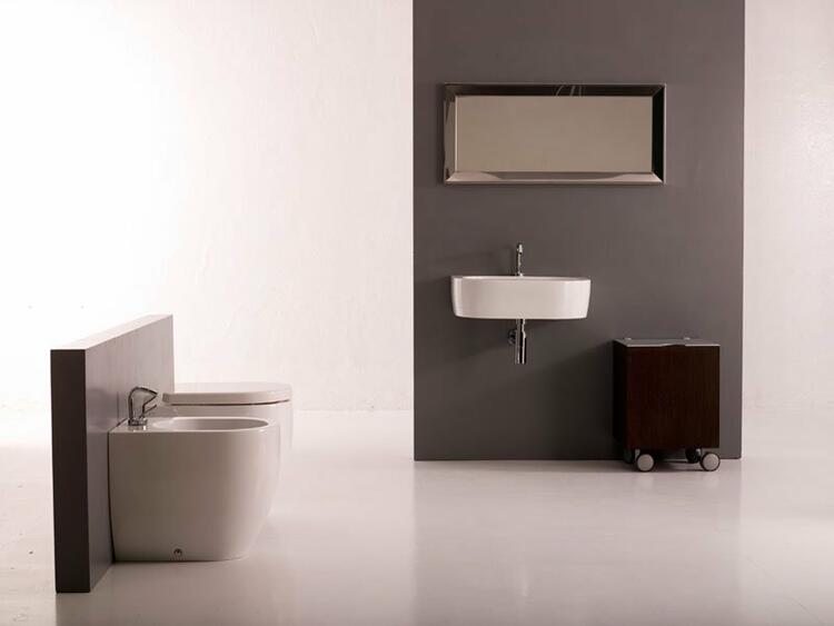 FLO bidet stojící, 36x51,5cm, bílá