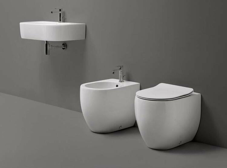 FLO bidet stojící, 36x51,5cm, bílá