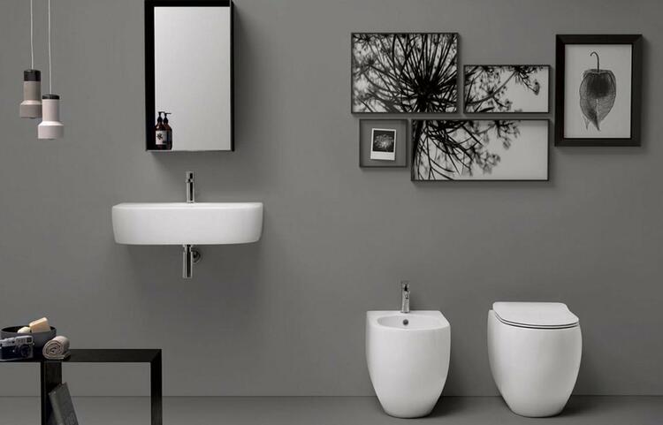 FLO bidet stojící, 36x51,5cm, bílá
