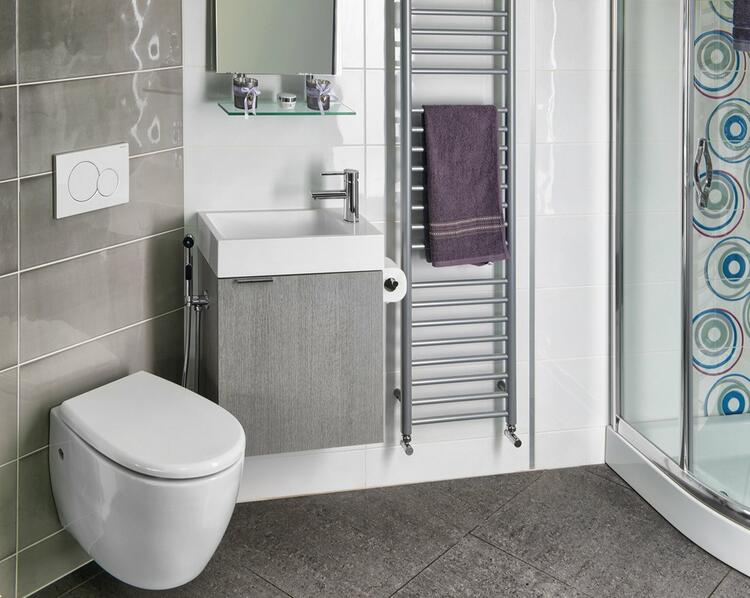 Umyvadlová skříňka 49,5×50×25 cm dub stříbrný – Sapho LATUS LT410-1111