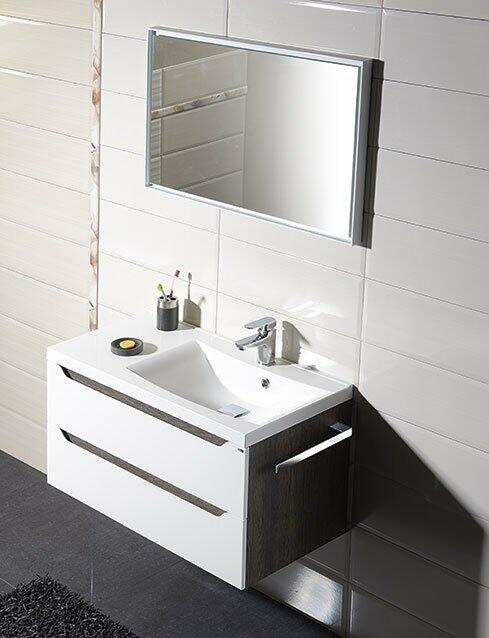 Umyvadlová skříňka 89,7×45×47,8 cm bílá – Sapho WAVE WA093-3030