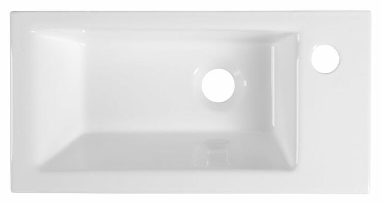 ZUNO 50 keramické umývátko nábytkové 50x25cm, bílá