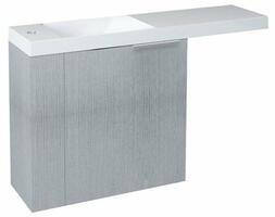 Umyvadlová skříňka 50×50×22 cm L dub stříbrný – Sapho Latus VI LT615-1111 | Více - 