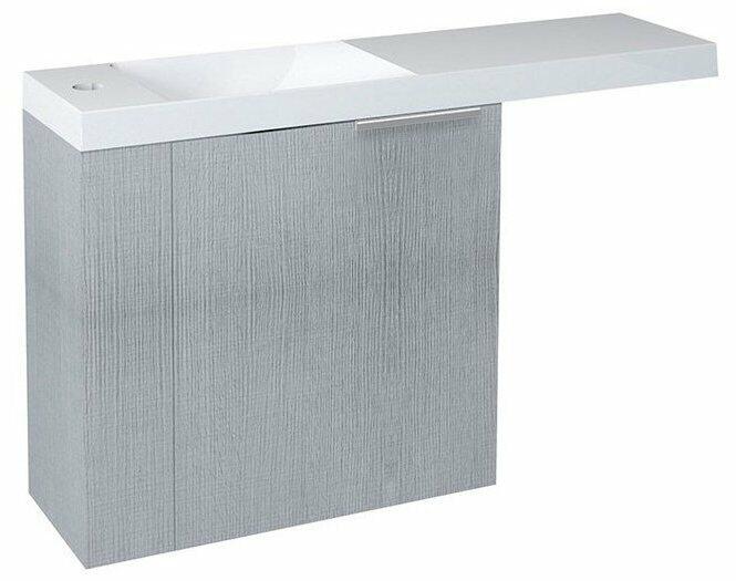 Umyvadlová skříňka 50×50×22 cm L dub stříbrný – Sapho Latus VI LT615-1111