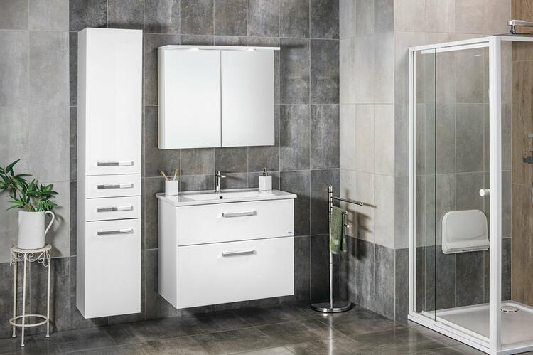 Koupelnová umyvadlová skříňka bílá - Aqualine VEGA VG083