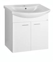 Umyvadlová skříňka 61,5×74×32 cm bílá – Aqualine Zoja 51063 | Více -
