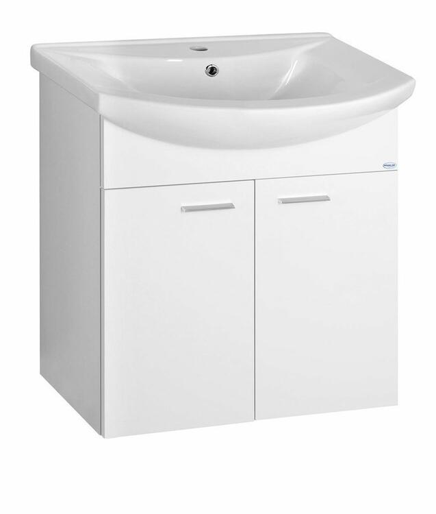 Umyvadlová skříňka 61,5×74×32 cm bílá – Aqualine Zoja 51063