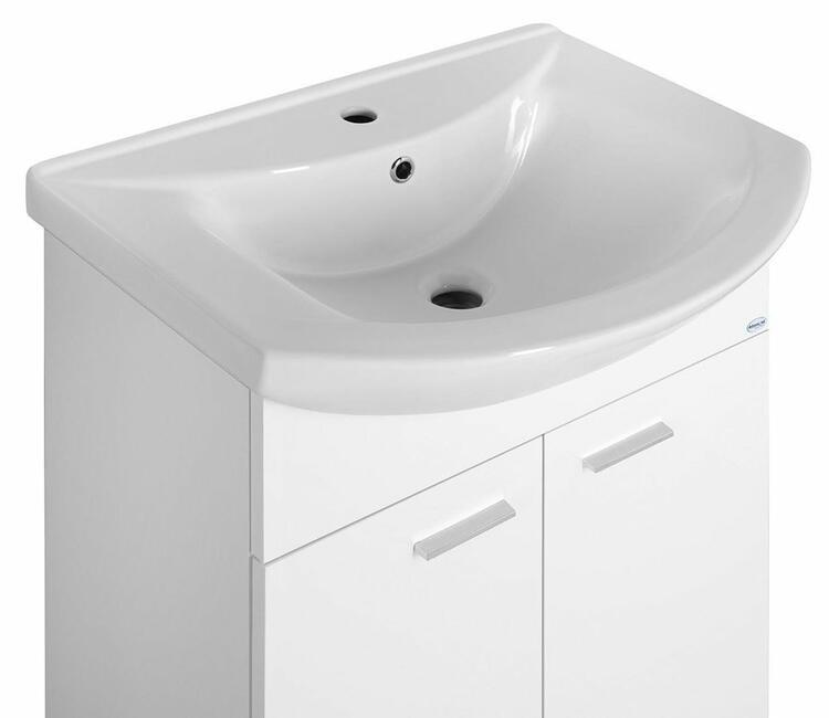 Umyvadlová skříňka 61,5×74×32 cm bílá – Aqualine Zoja 51063