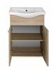 KERAMIA FRESH umyvadlová skříňka 51,1x74x34cm, dub platin