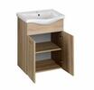 KERAMIA FRESH umyvadlová skříňka 51,1x74x34cm, dub platin