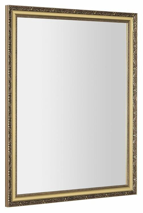 BOHEMIA zrcadlo v dřevěném rámu 68,6x88,6cm, zlatá