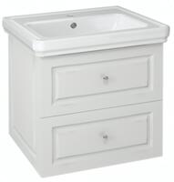 Umyvadlová skříňka 53,5×52×42,5 cm bílá pololesk – Sapho VIOLETA VI060-3131 | Více -