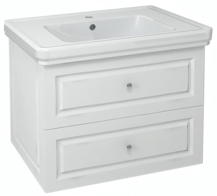Umyvadlová skříňka 67×50×43,5 cm bílá pololesk – Sapho VIOLETA VI075-3131