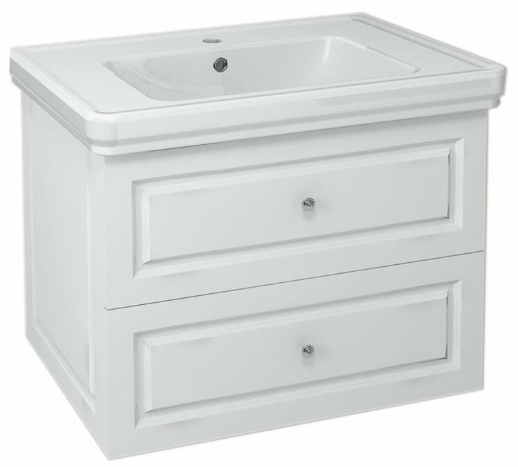 Umyvadlová skříňka 67×50×43,5 cm bílá pololesk – Sapho VIOLETA VI075-3131