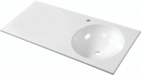 Umyvadlo pravé 100×47 cm bílá – Sapho JUNO JU102 | Více - 