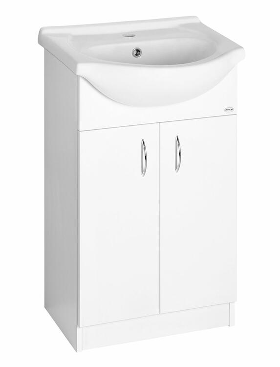 Koupelnová umyvadlová skříňka bílá - Aqualine SIMPLEX ECO SIME550