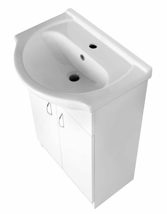Koupelnová umyvadlová skříňka bílá - Aqualine SIMPLEX ECO SIME550