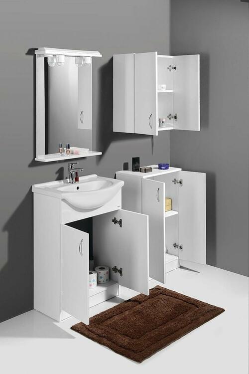 SIMPLEX ECO 60 umyvadlová skříňka včetně umyvadla 58,5x83,5x30,7cm