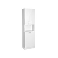 Vysoká skříňka bílá - AQUALINE SIMPLEX ECO SIME510 | Více -