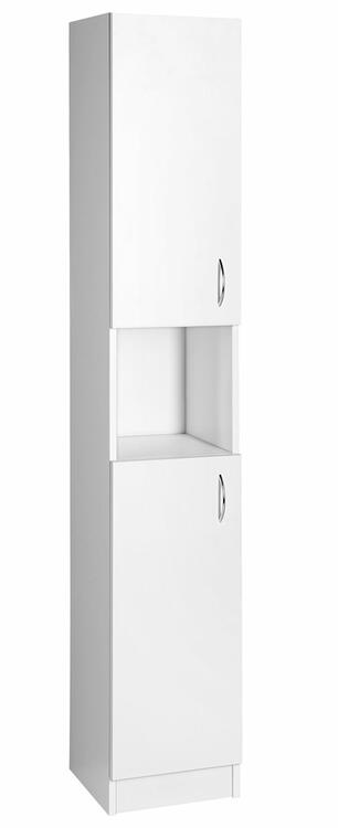 Vysoká skříňka bílá - AQUALINE SIMPLEX ECO SIME320
