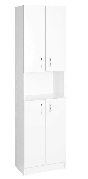 Vysoká skříňka bílá - AQUALINE SIMPLEX ECO SIME520