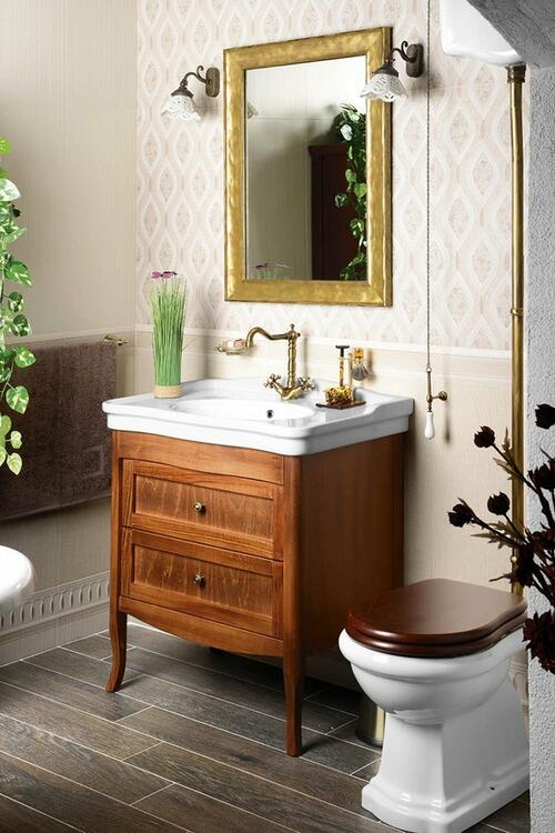 Umyvadlová skříňka 73×80×46,5 cm buk – Sapho RETRO 1654