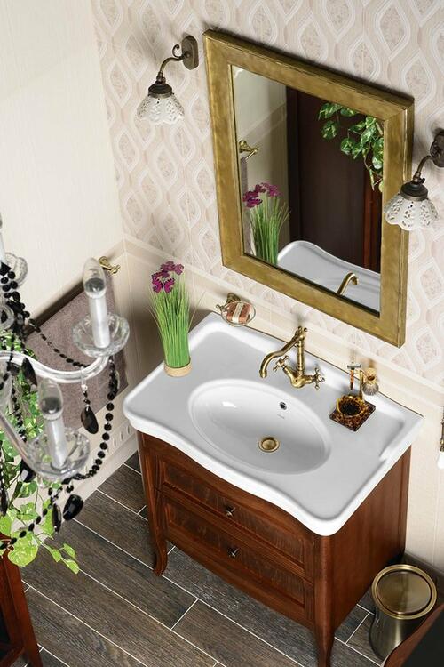 Umyvadlová skříňka 73×80×46,5 cm buk – Sapho RETRO 1654