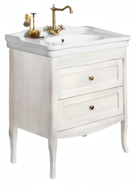 Umyvadlová skříňka 73×80×46,5 cm starobílá – Sapho RETRO 1655