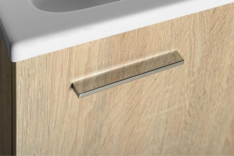 Umyvadlová skříňka 40×50×32 cm dub platin – Aqualine Zoja 51048DP