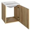 Umyvadlová skříňka 40×50×32 cm dub platin – Aqualine Zoja 51048DP