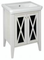Umyvadlová skříňka 55×81×43 cm starobílá – Sapho CROSS CR260 | Více -