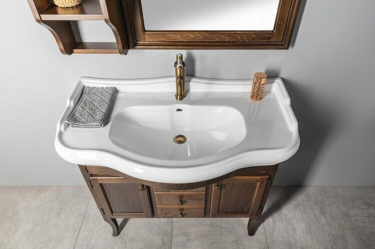Umyvadlová skříňka 89×80×48 cm buk – Sapho RETRO 1620