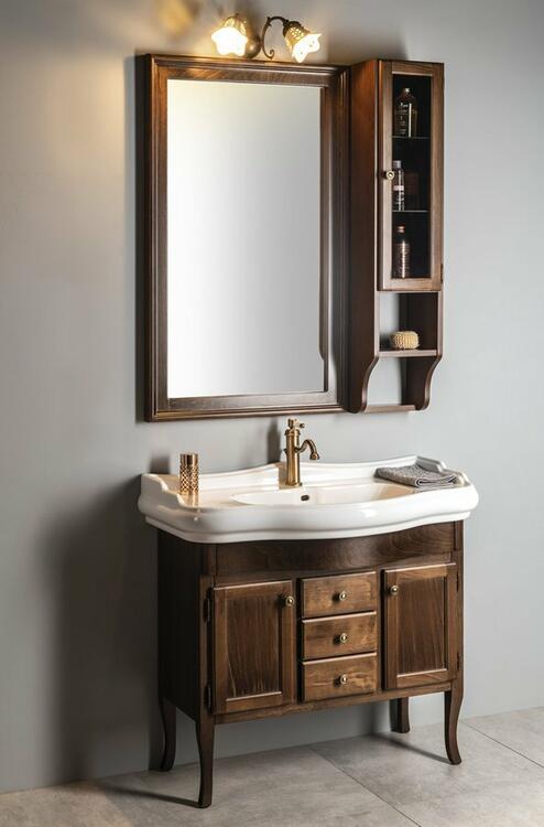 Umyvadlová skříňka 89×80×48 cm buk – Sapho RETRO 1620