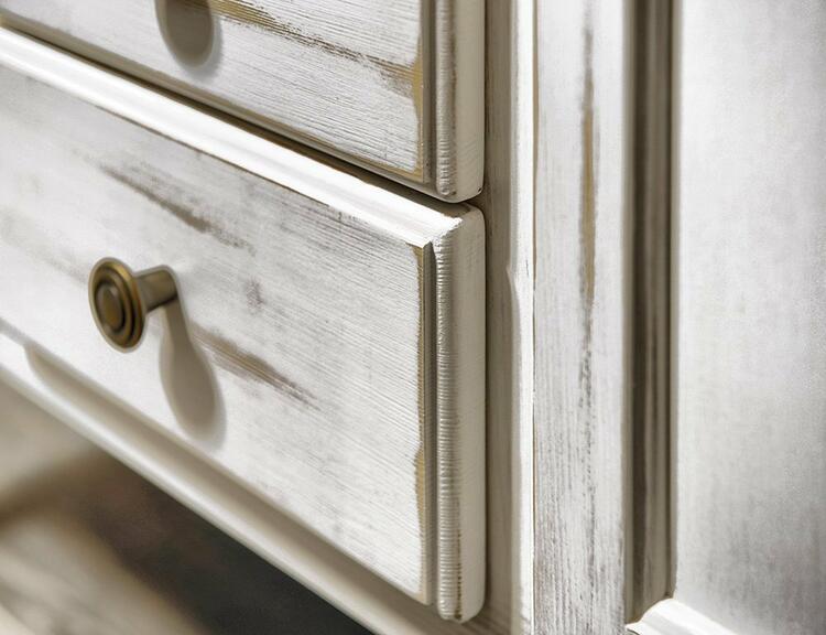 Umyvadlová skříňka 89×80×48 cm starobílá – Sapho RETRO 1621