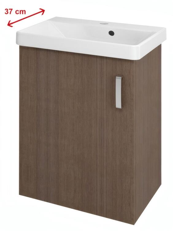 Umyvadlová skříňka 50,9×70×35 cm borovice rustik – Sapho THEIA TH057-1616