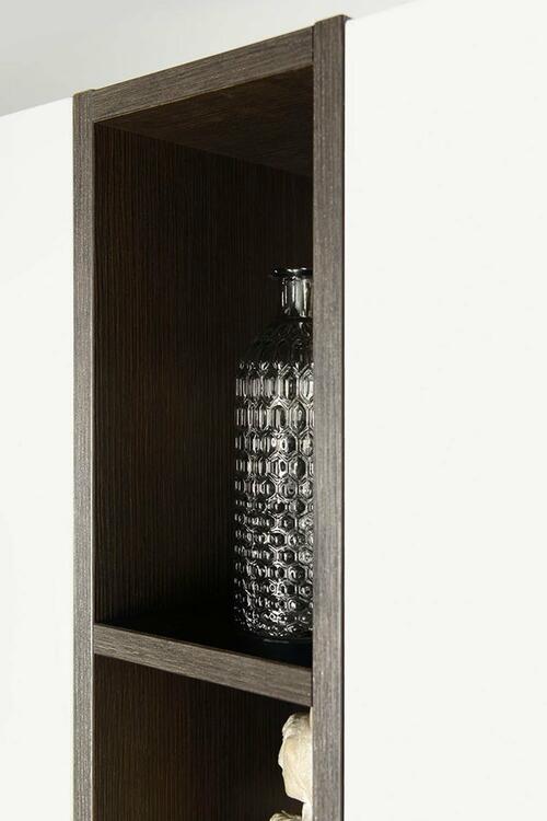 Policová skříňka 30×172×32 cm dub stříbrný – Sapho ESC160-1111