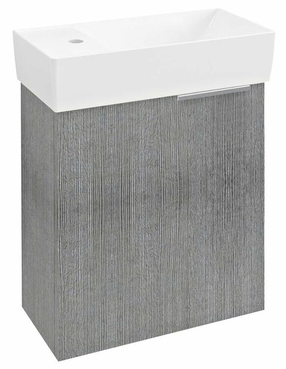 Umyvadlová skříňka 44×50×22 cm dub stříbrný – Sapho Latus IX LT090-1111