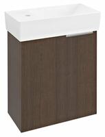 Umyvadlová skříňka 44×50×22 cm borovice rustik – Sapho Latus LT090-1616 | Více -