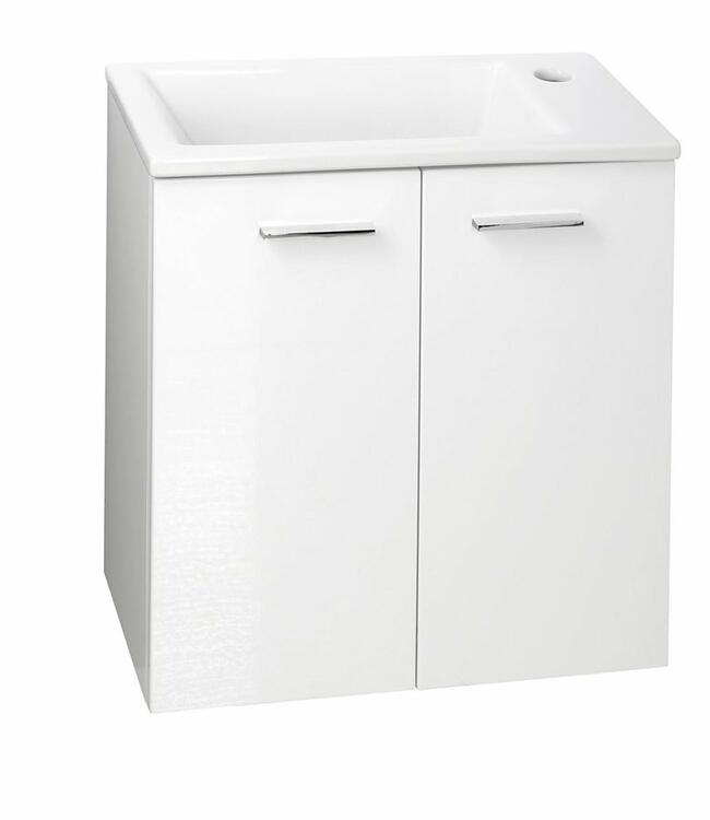 Umyvadlová skříňka 49×50×24,6 cm bílá – Aqualine ZOJA 51047A