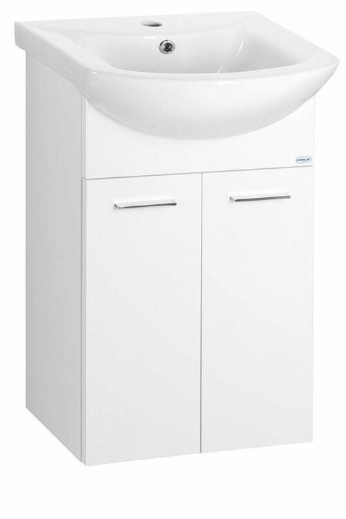 Umyvadlová skříňka 41,5×74×25,3 cm bílá – Aqualine ZOJA 51045A