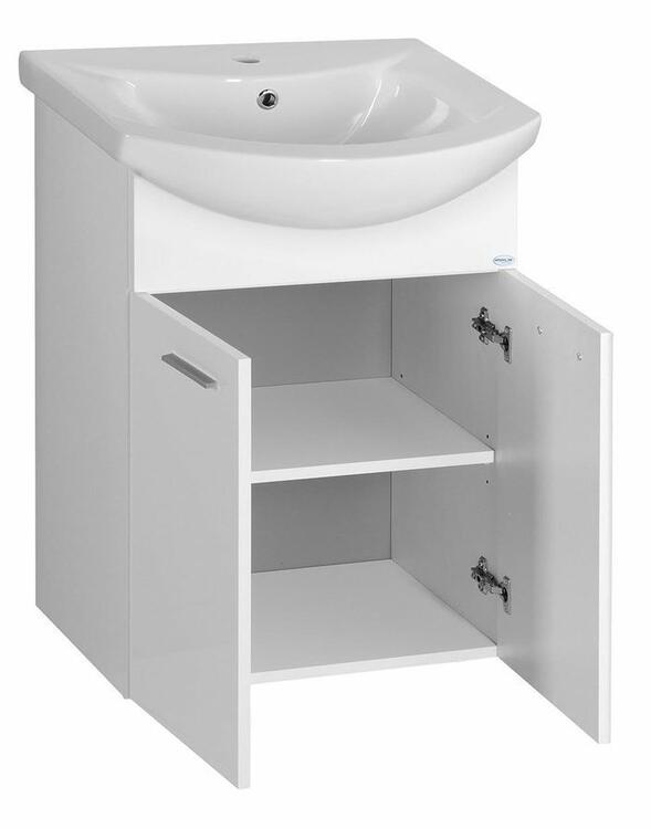 Umyvadlová skříňka 50,5×74×30 cm bílá - Aqualine ZOJA 51055A