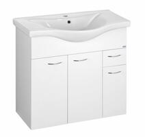 Koupelnová umyvadlová skříňka bílá - Aqualine KERAMIA FRESH 50082A | Více - 