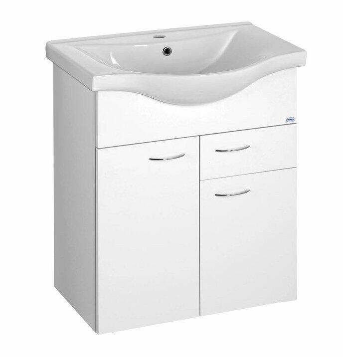 Koupelnová umyvadlová skříňka bílá - Aqualine KERAMIA FRESH 50064A