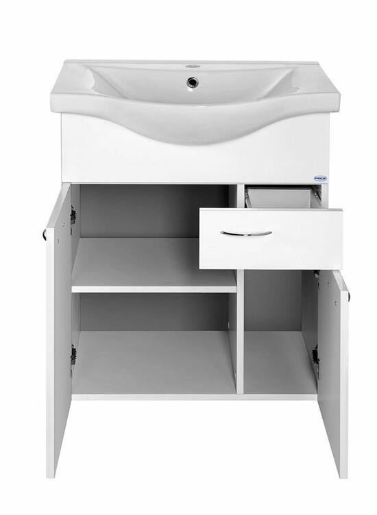Koupelnová umyvadlová skříňka bílá - Aqualine KERAMIA FRESH 50064A