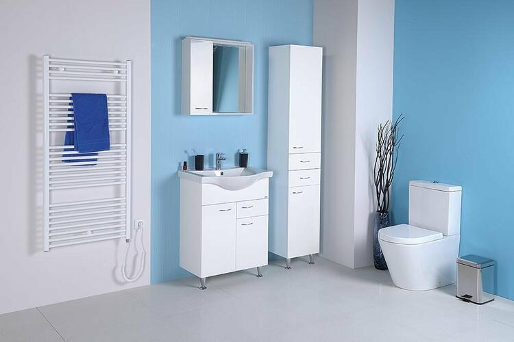 Koupelnová umyvadlová skříňka bílá - Aqualine KERAMIA FRESH 50064A