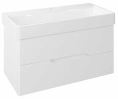 MEDIENA umyvadlová skříňka 96x51x48,5cm, bílá mat/bílá mat | Více - 
