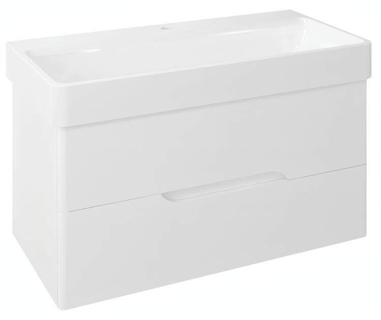 Umyvadlová skříňka 96×51×48,5 cm bílá mat – Sapho MEDIENA MD100