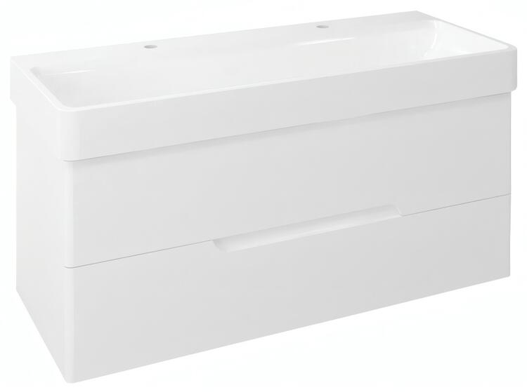 Umyvadlová skříňka 117×51×48,5 cm bílá mat – Sapho MEDIENA MD120