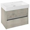 Umyvadlová skříňka 67×51,5×43 cm dub mocca – Sapho NIRONA NR070-1212