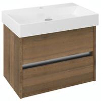 Umyvadlová skříňka 67×51,5×43 cm dub Sherwood – Sapho NIRONA NR070-1515 | Více -